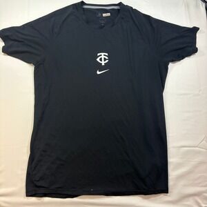 Nike Minnesota Twins MLB Game Used Training Shirt Mens XL Trevor Larnach